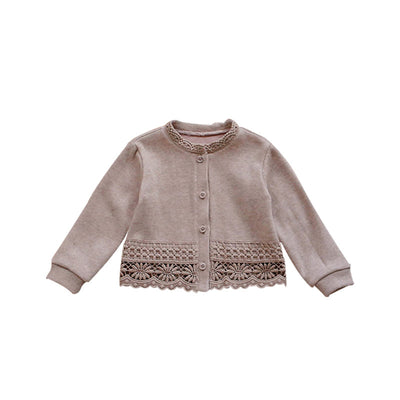 Suéter de Encaje Calado para Niña con Mangas Largas - Estilo Coreano - Image 10