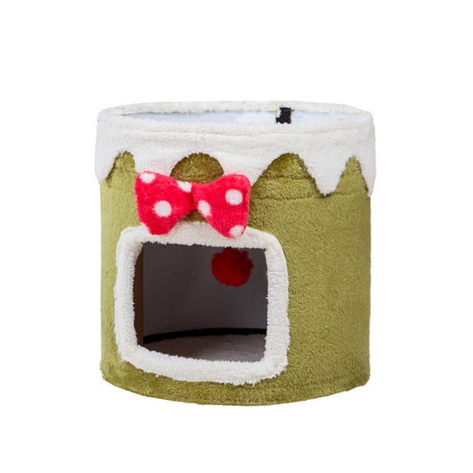 Árbol Rascador Doble para Gatos - Nido Cuatro Estaciones Universal - Image 4