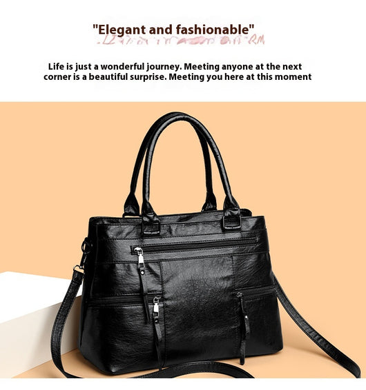 Bolso Mensajero de Cuero Suave - Cartera Ejecutiva para Commuter - Image 16