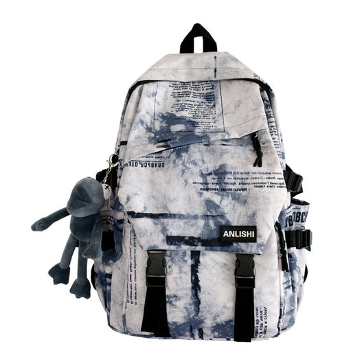 Mochila Harajuku Negra Estilo Metal Urbano - Serie Mountain - Image 4