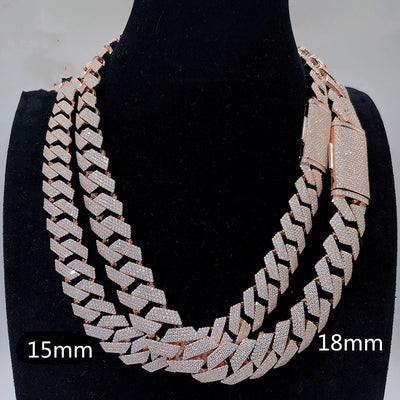 Cadena Cubana Moissanita Plata S925 - Collar de Lujo Brillante - Image 2