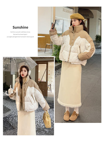 Abrigo Bread Multicolor Estilo Coreano Tendencia - Image 15