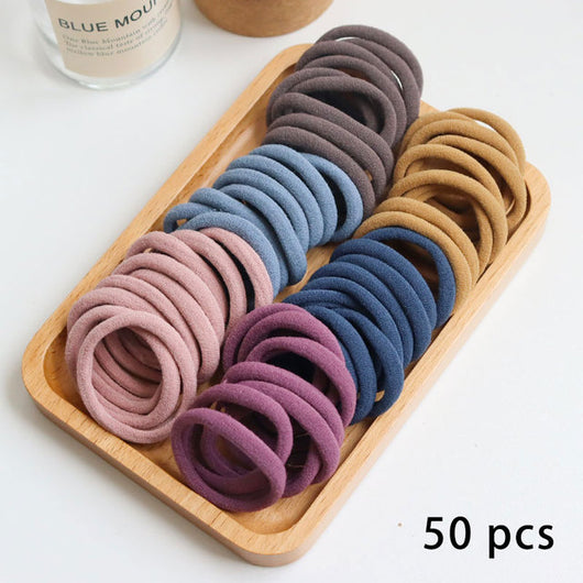 Set de 50 Bandas Elásticas Coloridas para el Cabello - Accesorios Infantiles - Image 47