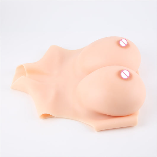 Prótesis de Seno de Silicona con Cuello Alto Relleno para Transformismo - Image 19