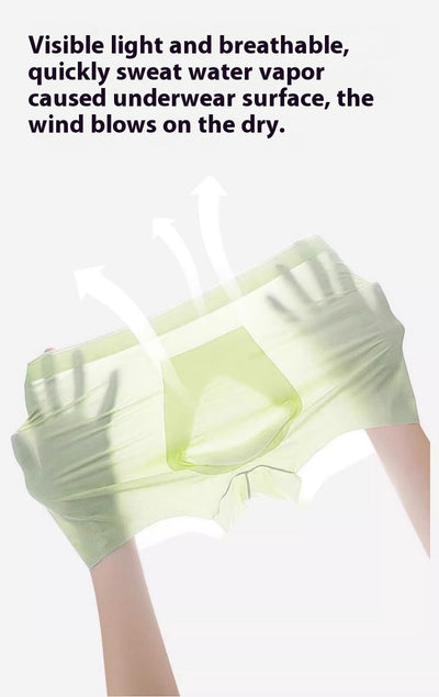 Bóxers de Seda de Hielo para Hombre: Transpirables, sin Costuras y Ultradelgados - Image 15