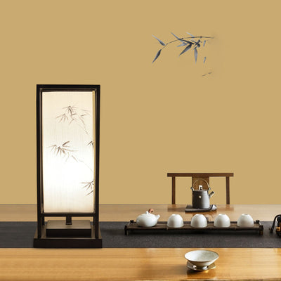 Lámpara de Escritorio LED Zen Bambú Estilo Chino Antiguo con Tres Colores - Image 6
