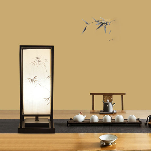 Lámpara de Escritorio LED Zen Bambú Estilo Chino Antiguo con Tres Colores - Image 6