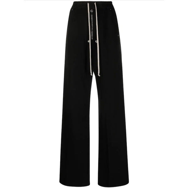 Pantalones Holgados de Punto Doble Línea para Parejas - Unisex Pierna Recta Ancha