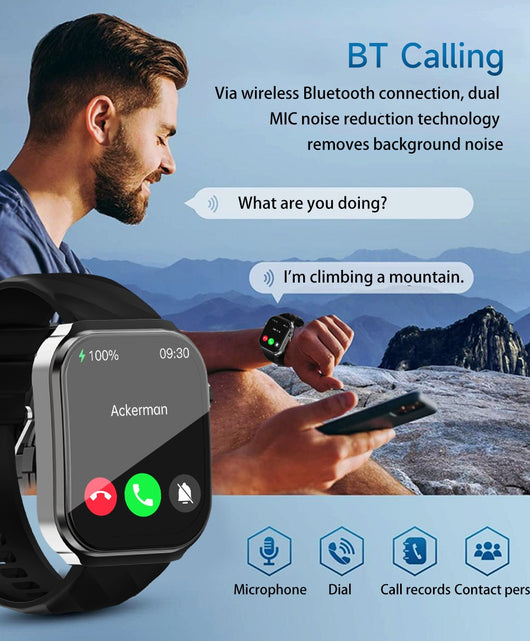 Reloj Inteligente con Llamadas Bluetooth, Monitor Cardíaco y Asistente de Voz - Image 29