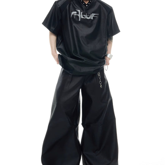 Playera de Manga Corta con Costuras Deconstruidas y Textura Nivelada - Image 5