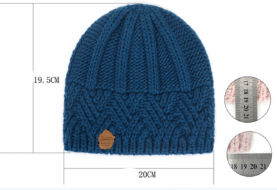 Gorro Tejido de Lana Gruesa con Pompón Abrigador para Mujer - Image 24