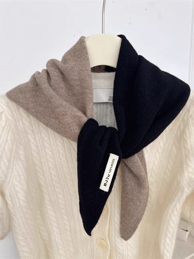 Poncho Triangular de Lana Pura para Otoño e Invierno - Image 25