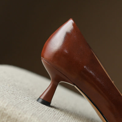 Zapatos de Tacón Medio con Punta Fina y Detalles Calados - Tallas Grandes - Image 19