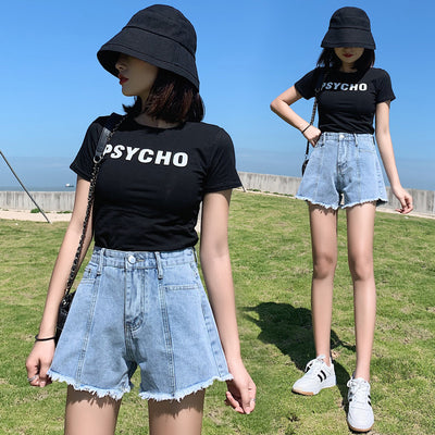 Shorts de Mezclilla Ancha para Mujer - Image 2