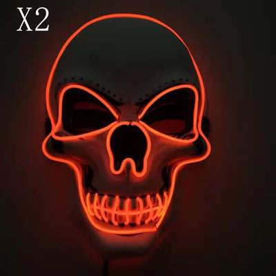 Máscara Calavera LED Luminosa para Halloween - Image 16