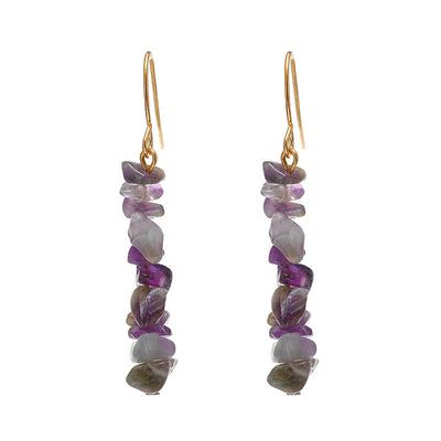 Aretes de Piedra de Cristal Natural para Mujer - Image 11