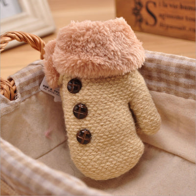 Guantes Infantiles de Invierno Acolchados con Forro de Terciopelo Grueso - Image 10