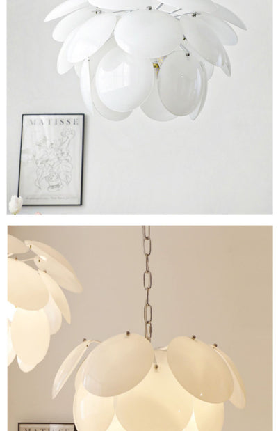 Lámpara de Techo Minimalista en Vidrio Estilo Francés - Image 15