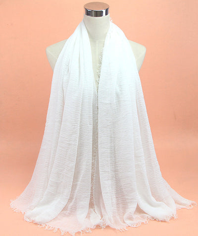 Pañuelo Versátil de Algodón y Lino para Mujer - Image 7