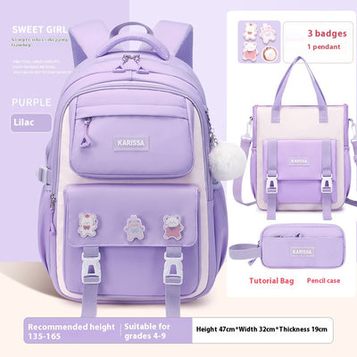 Mochila Escolar Impermeable de Tela Oxford para Niños - Image 24
