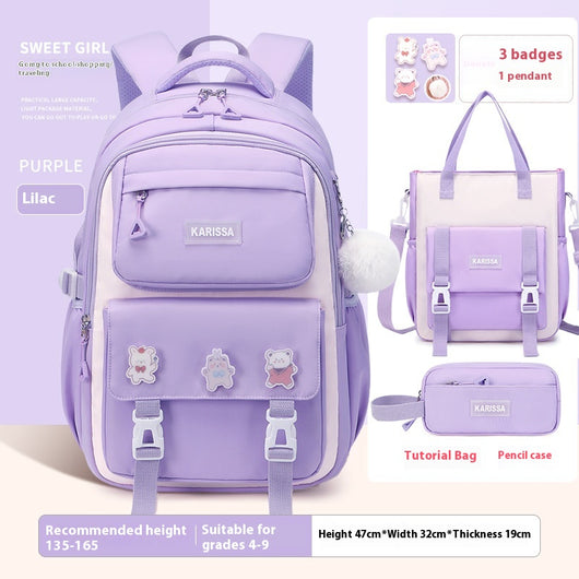 Mochila Escolar Impermeable de Tela Oxford para Niños - Image 24
