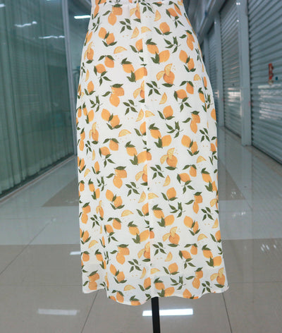 Vestido Vintage Francés con Estampado Clásico para Mujer - Image 7