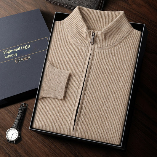 Suéter de Cachemira para Hombre Grueso y Elegante - Image 8