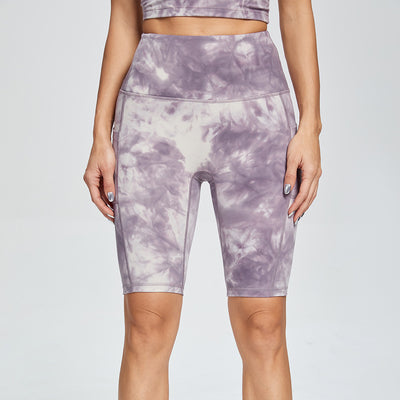 Pantalones Yoga Cintura Alta Tie Dye sin Marcas Incómodas - Image 4