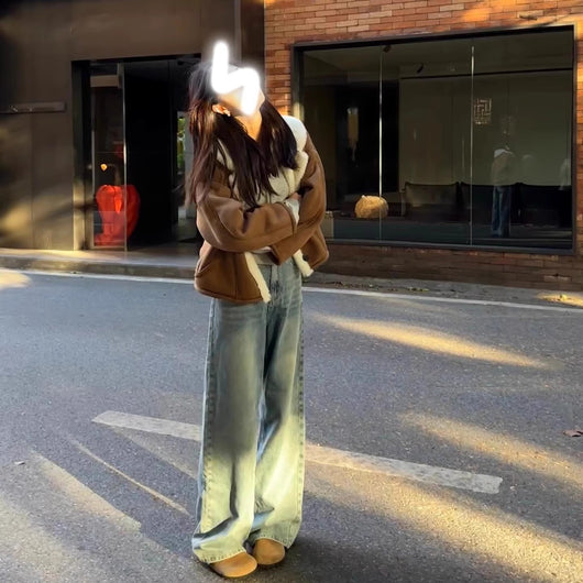 Abrigo de Invierno Premium Acolchado con Forro de Lana y Cuero - Image 12