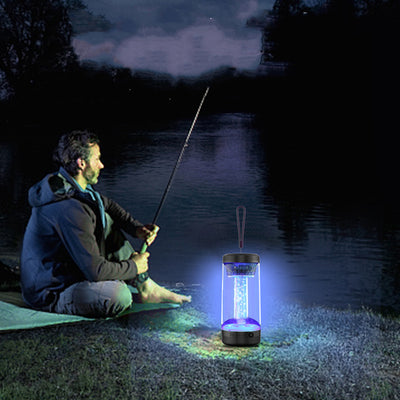 Lámpara LED Portátil para Camping con Altavoz Bluetooth Inalámbrico Multicolor - Image 3