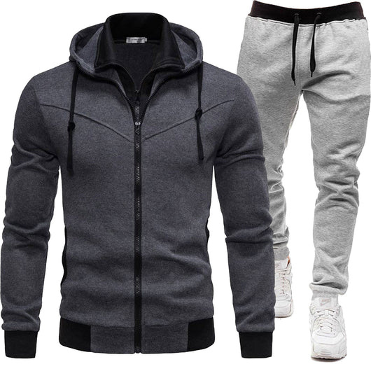 Conjunto Deportivo Patchwork: Chaqueta y Pantalón de Largo Casual - Image 21