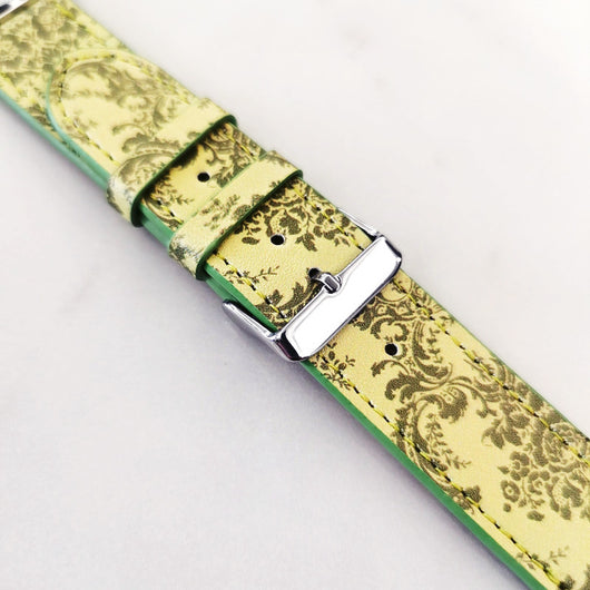 Pulsera de Cuero Verde con Estampado - Accesorio de Moda Trendy - Image 9