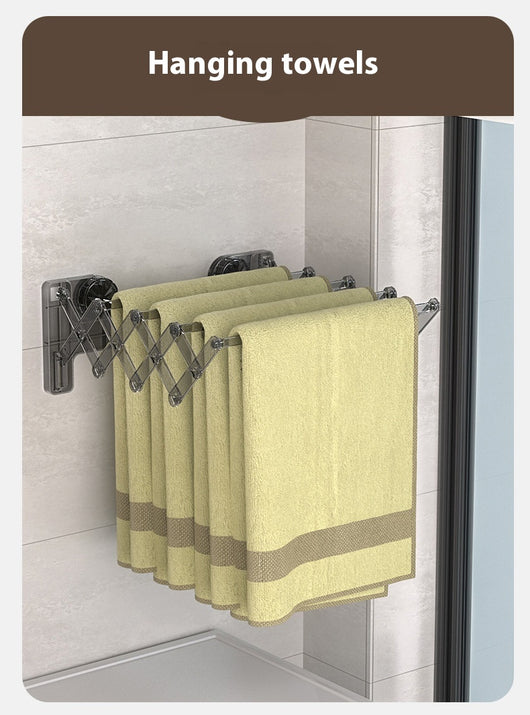 Tendedero de Toallas con Ventosas - Plegable sin Perforaciones - Image 20