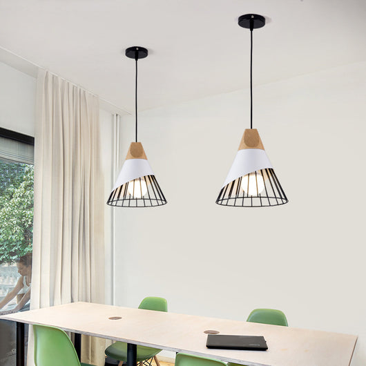 Lámpara Colgante de Cuerno y Hierro para Sala, Recámara y Estudio - Image 12