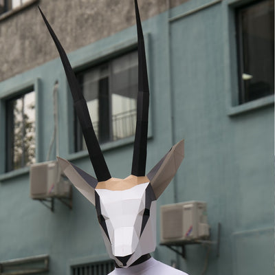 Tocado de Papel Creativo Antílope Tibetano para Estudiantes - Image 9