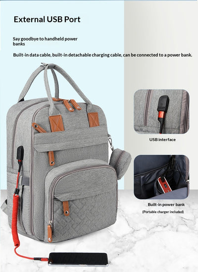 Bolsa Organizadora para Carrito con Carga USB y Compartimentos Secos y Húmedos - Image 35