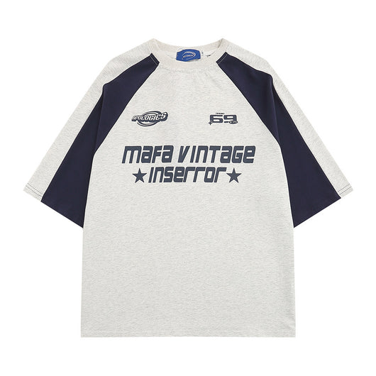 Camiseta de Hombre con Parches de Letras - Image 7