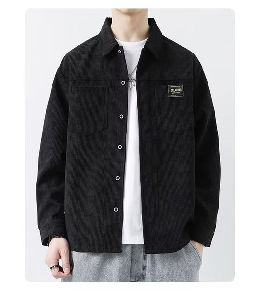 Chaqueta de Pana para Hombre - Camisa Casual de Manga Larga - Image 12