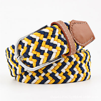 Cinturón Tejido Elástico Corrugado Multiuso Casual para Mujer - Image 14