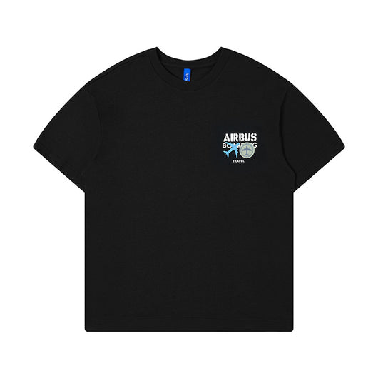 Camiseta Estampada Diseño Boleto Aéreo para Hombre - Image 3