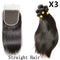 Straight Hair 10 Inch 3 Pieces
