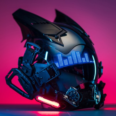 Casco Inteligente con Tecnología de Máscara Luminosa - Image 12