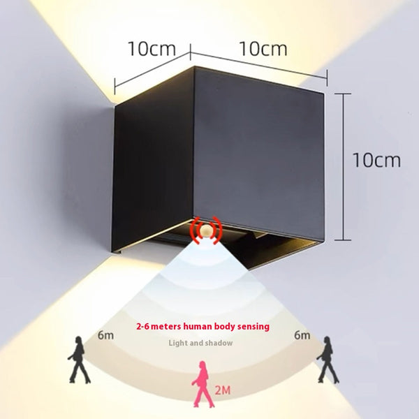 Lámpara de Pared LED Exterior Resistente al Agua Diseño Minimalista - Image 7
