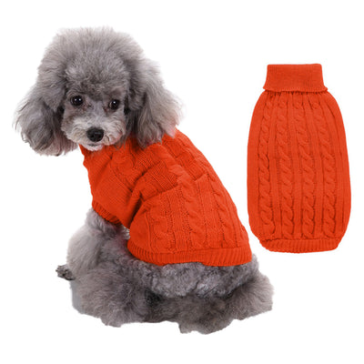 Suéter Cálido para Perros Pequeños - Ropa Sólida para Teddy y Bichon - Image 7