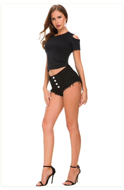 Shorts Denim Ajustados Estilo Europeo para Verano - Image 10