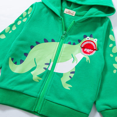 Cardigan Infantil Otoño con Diseño de Dinosaurio - Image 3