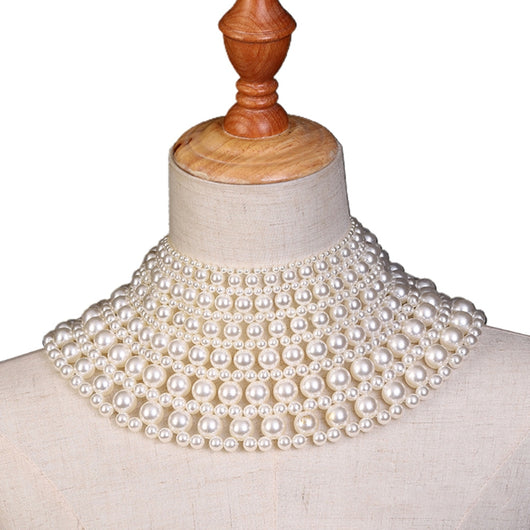 Chal Tejido a Mano con Perlas y Detalles de Joyería - Image 16
