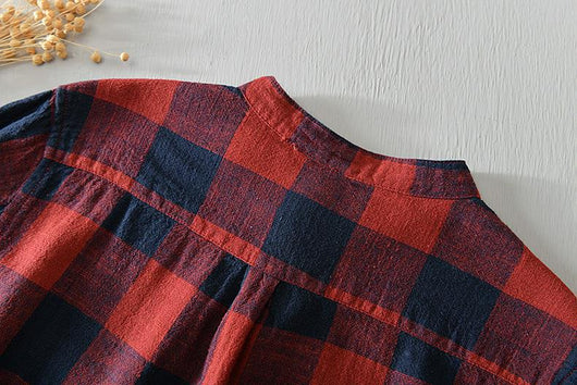 Camisa Cuadros Casual de Manga 3/4 para Hombre - Image 8