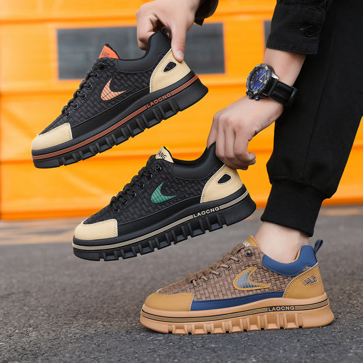 Zapatos Casuales Deportivos para Hombre con Suela Gruesa y Estilo Moderno - Image 4