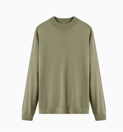 Suéter Slim Fit de Lana Merino para Commute Diario - Image 16